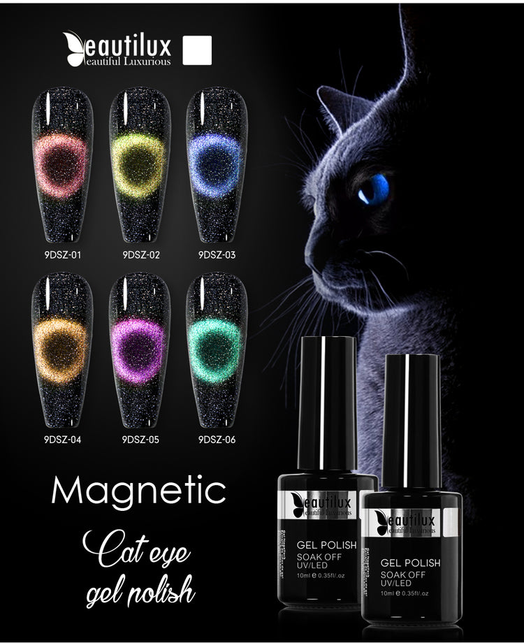 Vernis Magnétic Beautilux - Les 74 couleurs Cat eye gel polish