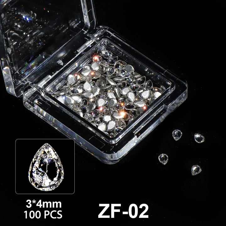 💎 Beautilux bijoux pour ongles – Mini Cubic Zirconia ZF