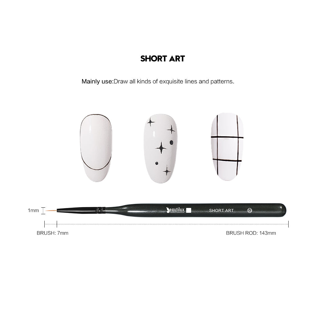 Pinceaux Nail Art Professionnels Beautilux