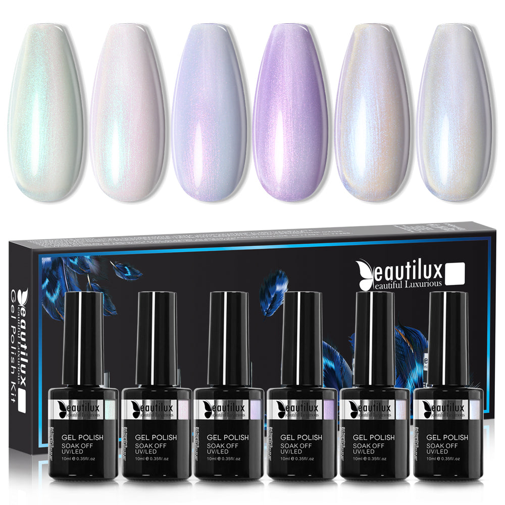 Kit de 6 VSP Beautilux collection paillette B 121 à 168