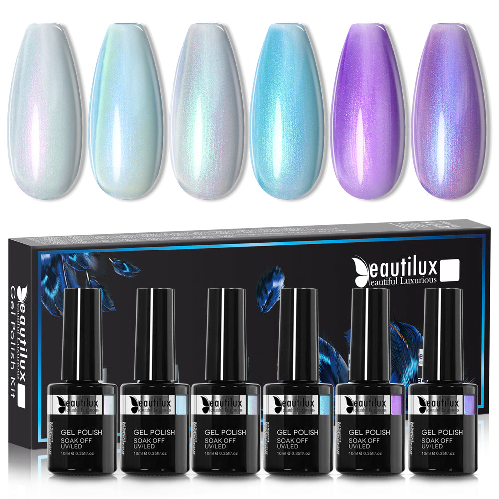 Kit de 6 VSP Beautilux collection paillette B 121 à 168