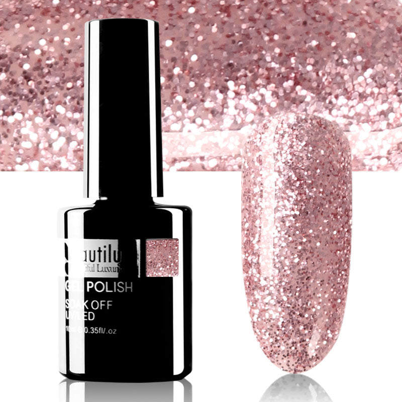 Vernis Semi-Permanent Pailleté Beautilux de B-121 à B-168