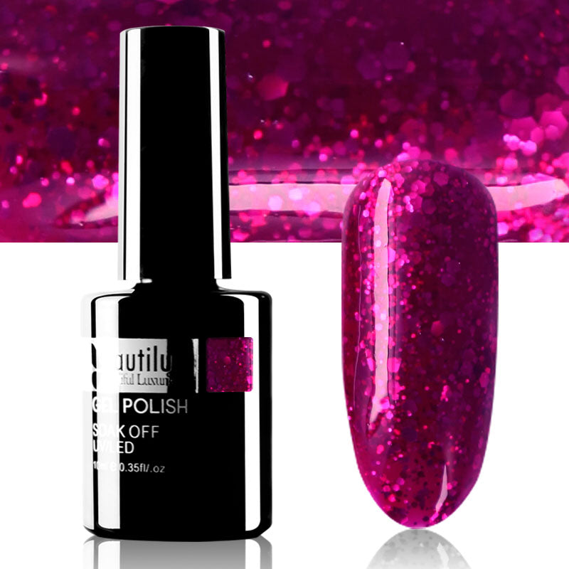 Vernis Semi-Permanent Pailleté Beautilux de B-121 à B-168