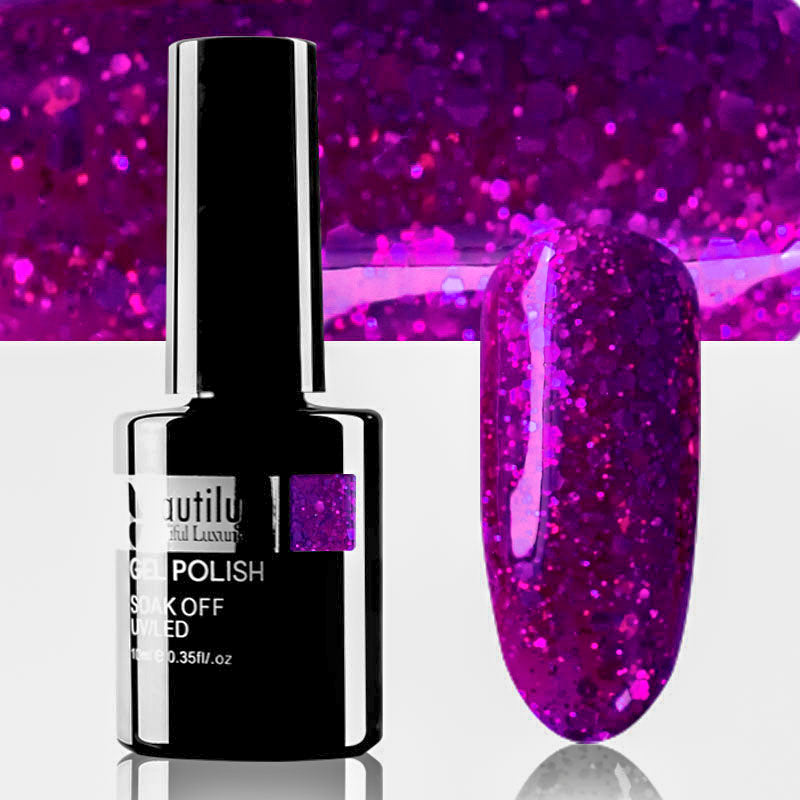 Vernis Semi-Permanent Pailleté Beautilux de B-121 à B-168