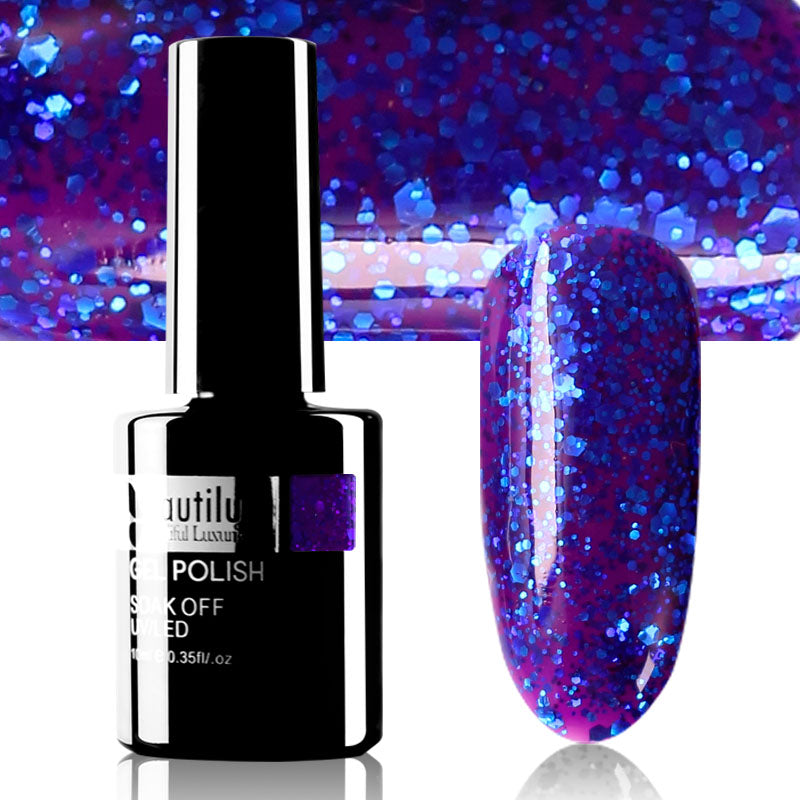 Vernis Semi-Permanent Pailleté Beautilux de B-121 à B-168