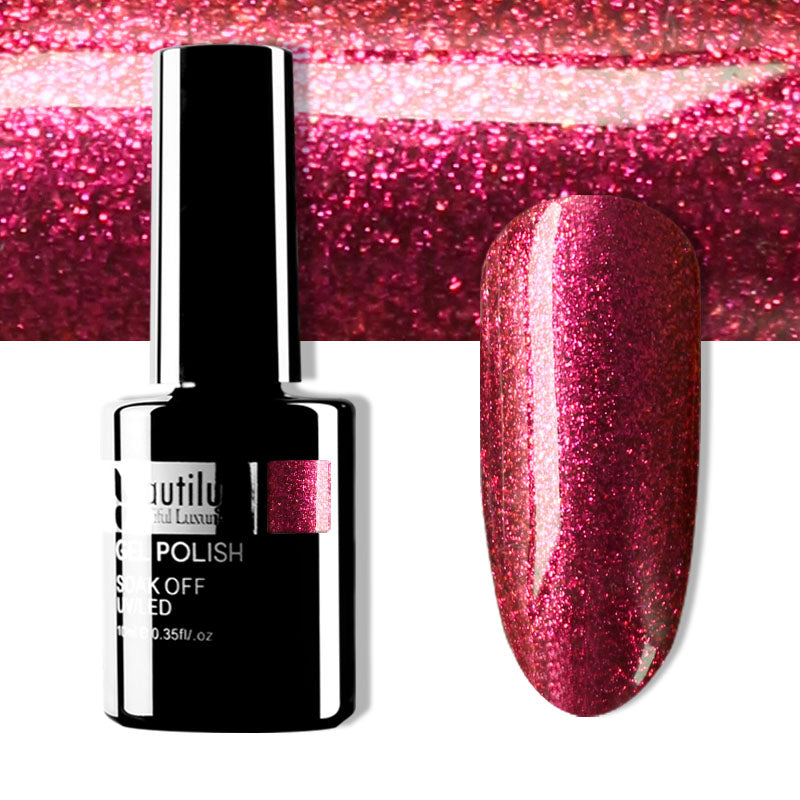 Vernis Semi-Permanent Pailleté Beautilux de B-121 à B-168