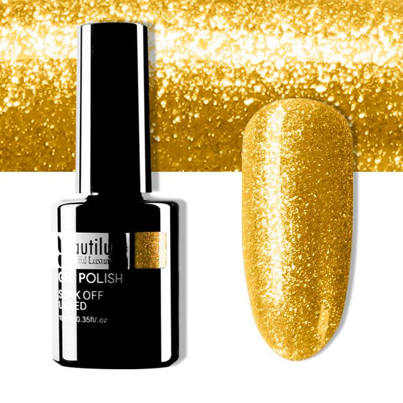 Vernis Semi-Permanent Pailleté Beautilux de B-121 à B-168