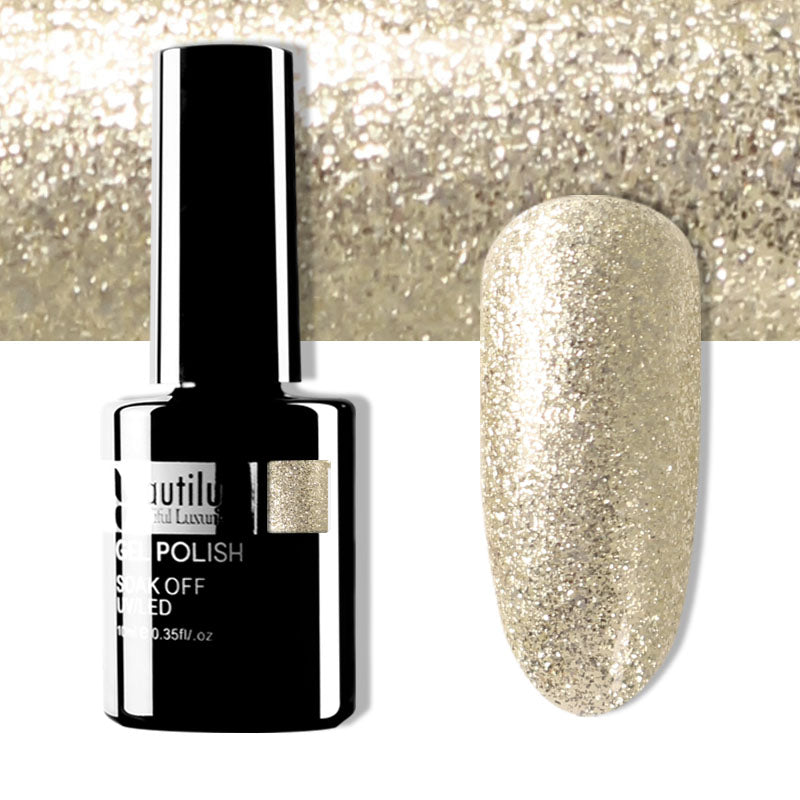 Vernis Semi-Permanent Pailleté Beautilux de B-121 à B-168