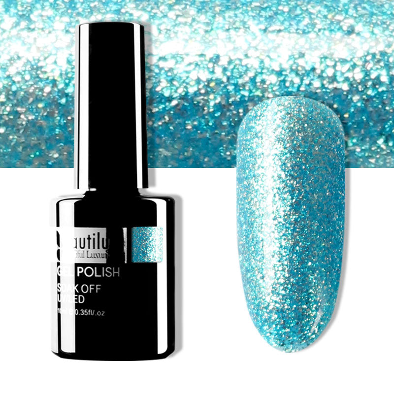 Vernis Semi-Permanent Pailleté Beautilux de B-121 à B-168