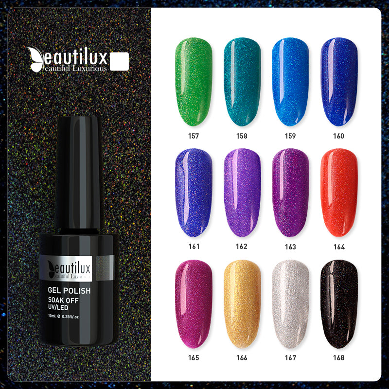 Vernis Semi-Permanent Pailleté Beautilux de B-121 à B-168