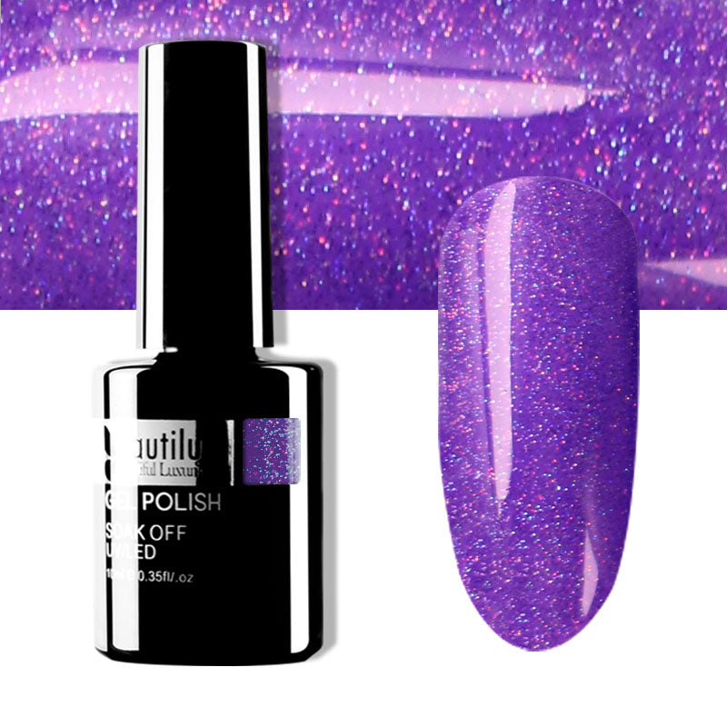 Vernis Semi-Permanent Pailleté Beautilux de B-121 à B-168