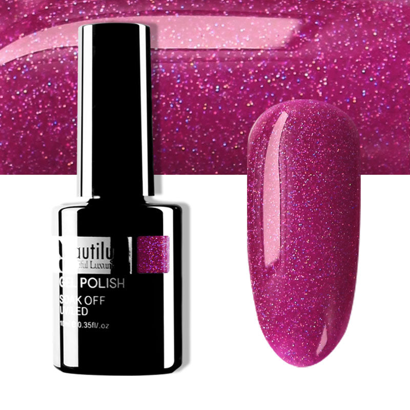 Vernis Semi-Permanent Pailleté Beautilux de B-121 à B-168