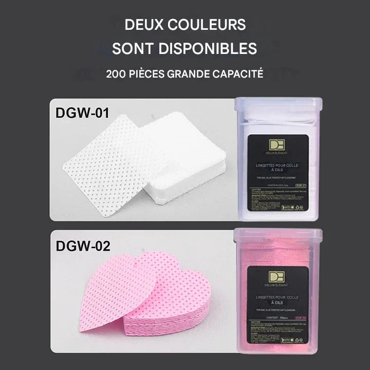Lingettes pour Colle à Cils DE®