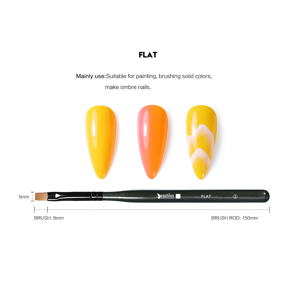 Pinceaux Nail Art Professionnels Beautilux