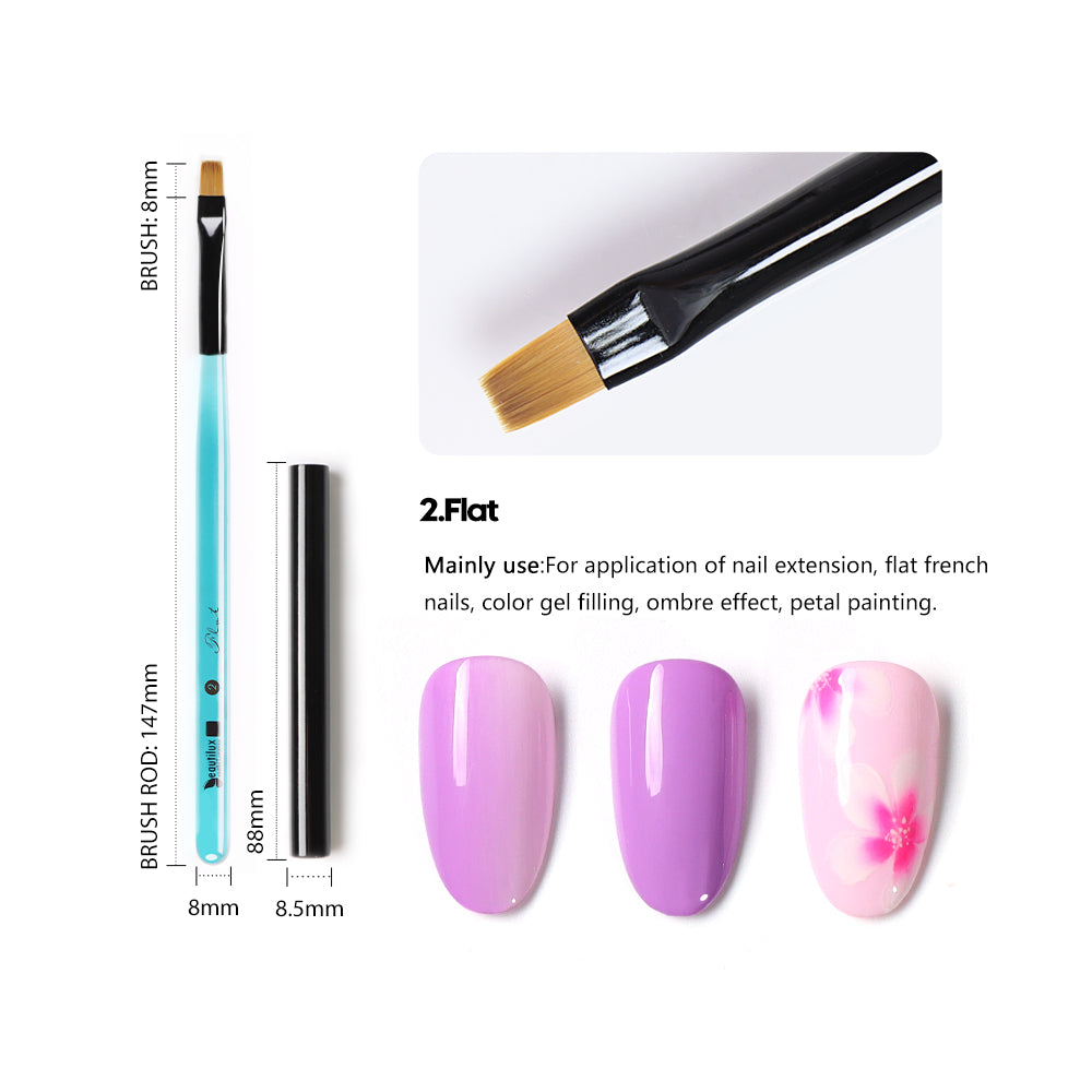 Pinceaux Nail Art Professionnels Beautilux