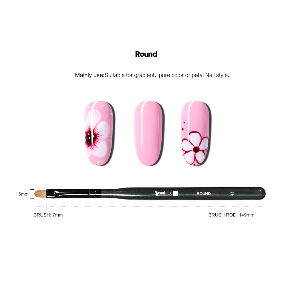 Pinceaux Nail Art Professionnels Beautilux