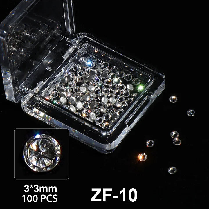 💎 Beautilux bijoux pour ongles – Mini Cubic Zirconia ZF