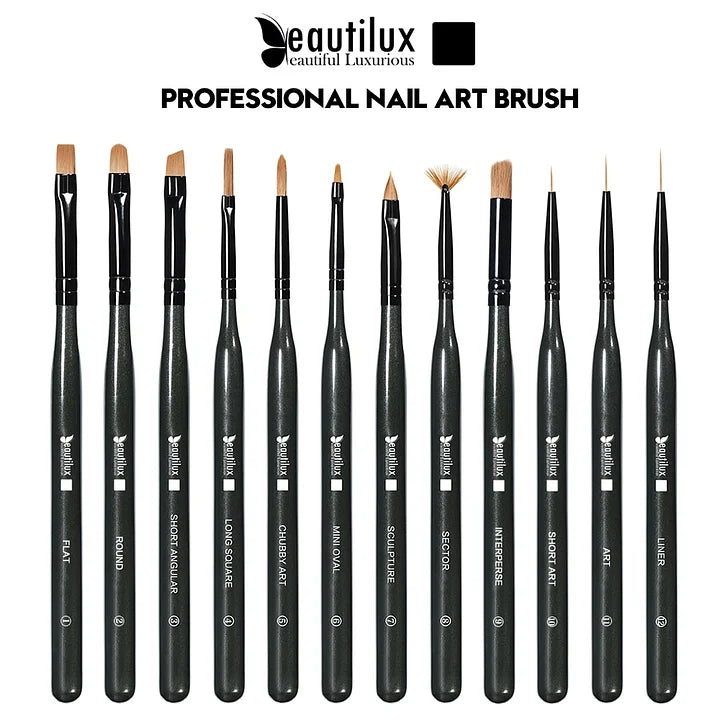 Pinceaux Nail Art Professionnels Beautilux
