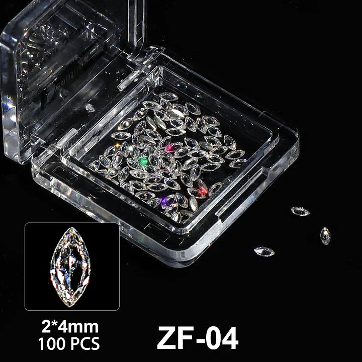 💎 Beautilux bijoux pour ongles – Mini Cubic Zirconia ZF