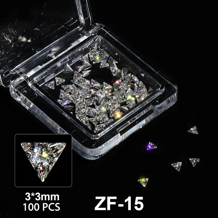 💎 Beautilux bijoux pour ongles – Mini Cubic Zirconia ZF