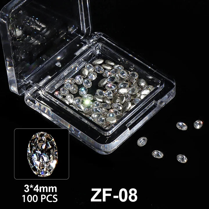 💎 Beautilux bijoux pour ongles – Mini Cubic Zirconia ZF