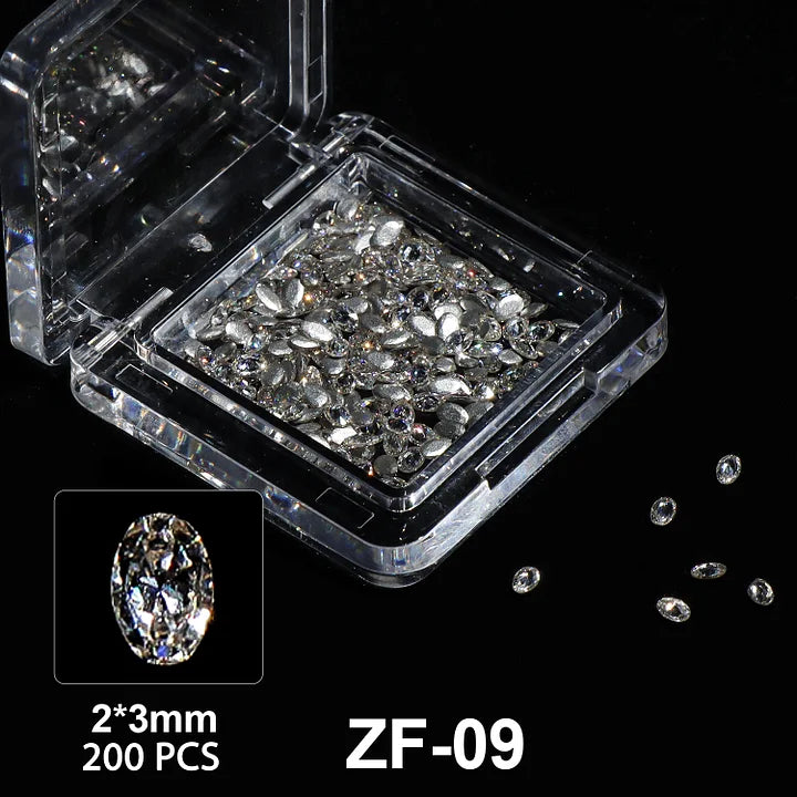 💎 Beautilux bijoux pour ongles – Mini Cubic Zirconia ZF