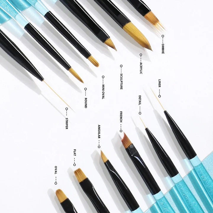 Pinceaux Nail Art Professionnels Beautilux