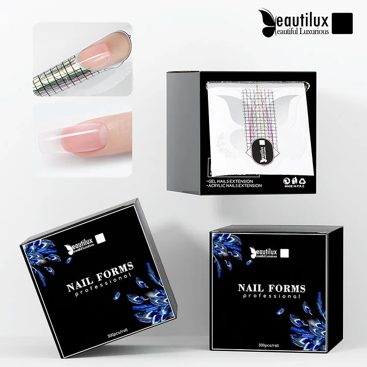 Beautilux Chablons de Construction Ongles Professionnelles â 300 pcs
