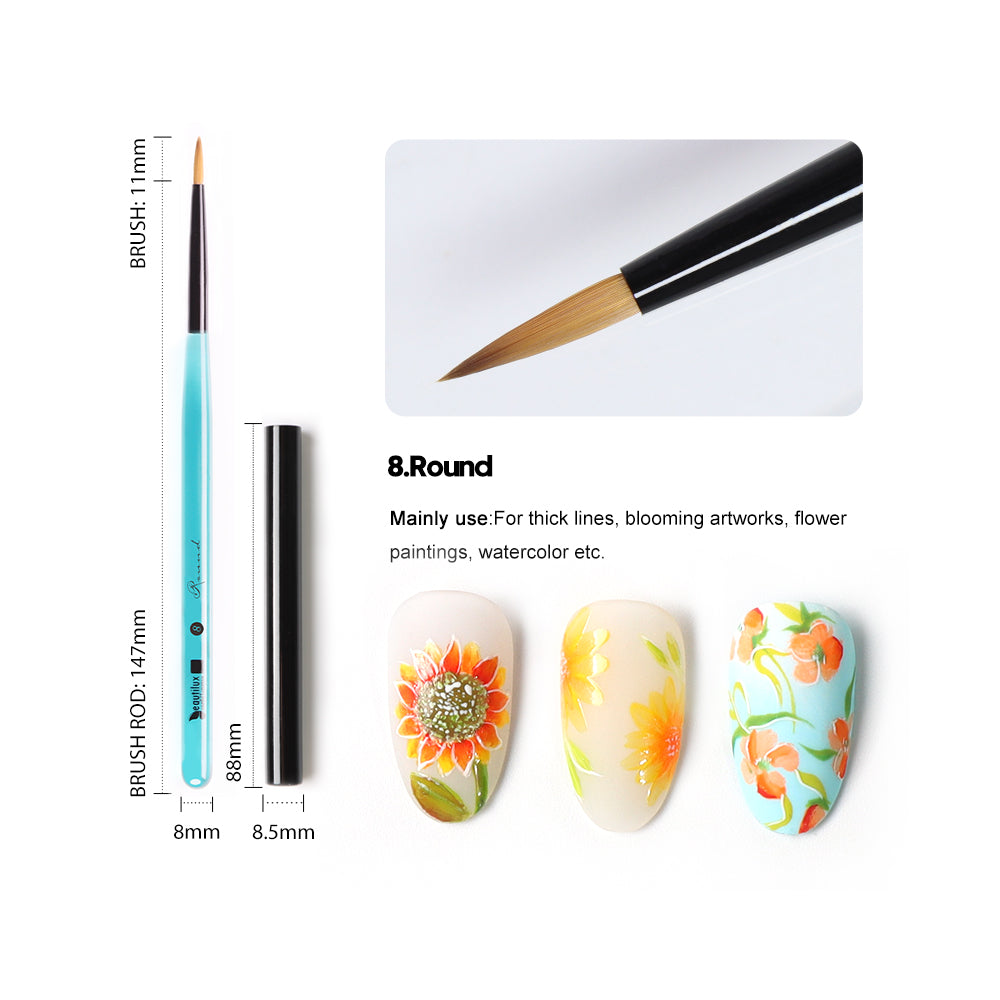 Pinceaux Nail Art Professionnels Beautilux