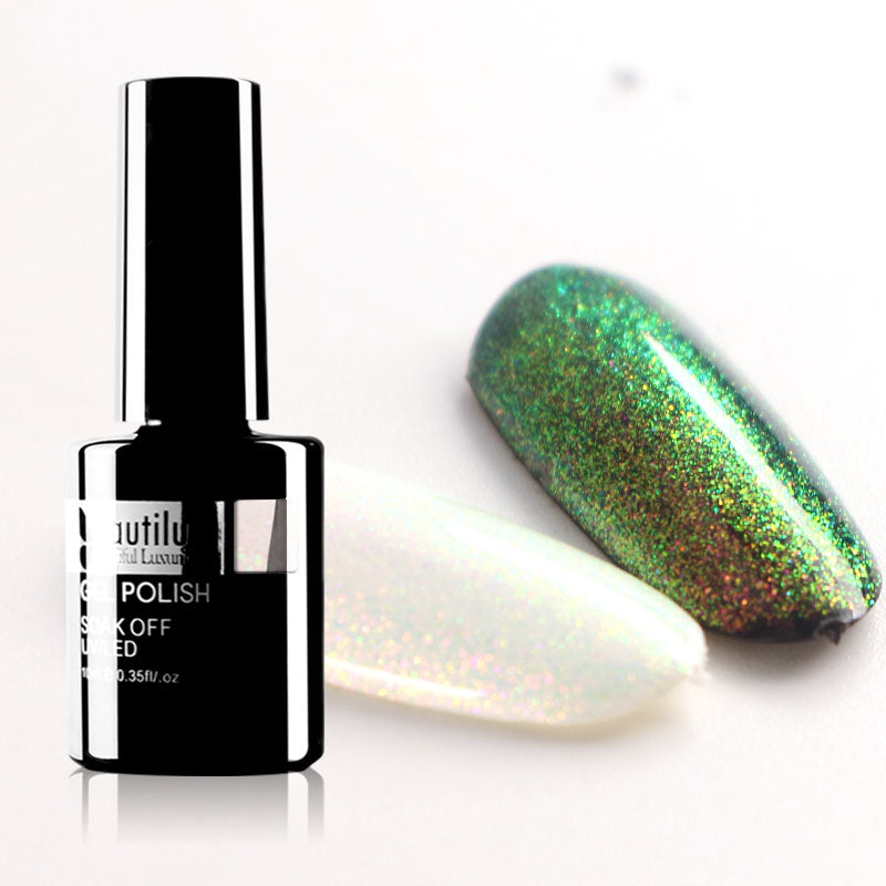 Vernis Gel Pailleté Beautilux – Effets Holographique, Opale & Aurora – 10ml