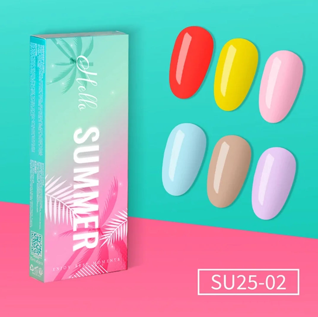 Beautilux collection "HELLO SUMMER" Édition Limitée 2025 - Kit vernis semi permanent