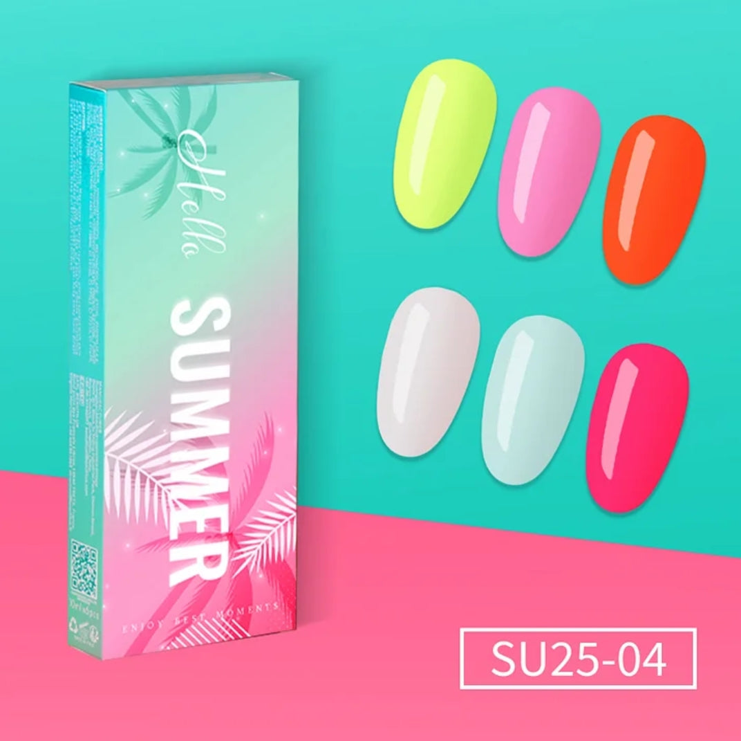Beautilux collection "HELLO SUMMER" Édition Limitée 2025 - Kit vernis semi permanent