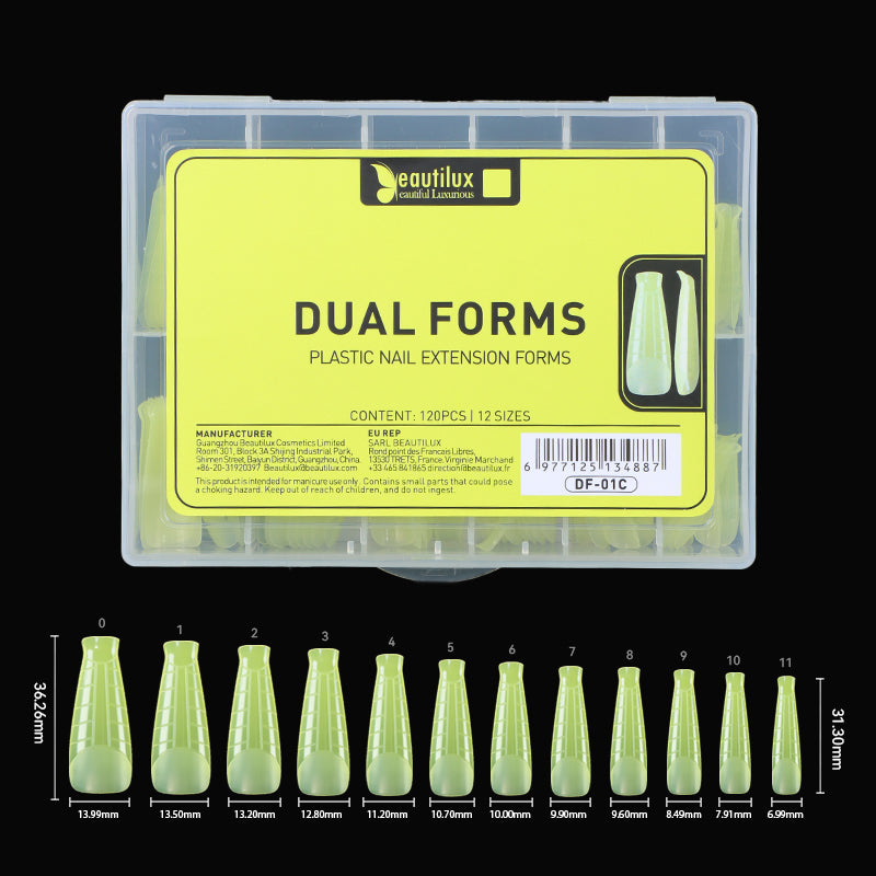 Beautilux Dual Forms pour Extension d’Ongles
