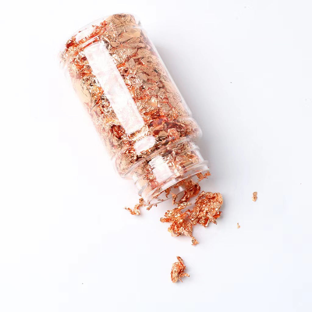 Beautilux Metallic Flakes – Gold, Rose Gold & Silver – 5g