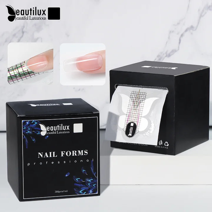 Beautilux Chablons de Construction Ongles Professionnelles â 300 pcs