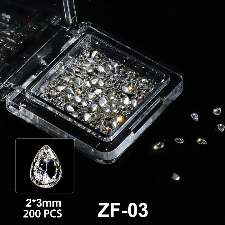 💎 Beautilux bijoux pour ongles – Mini Cubic Zirconia ZF