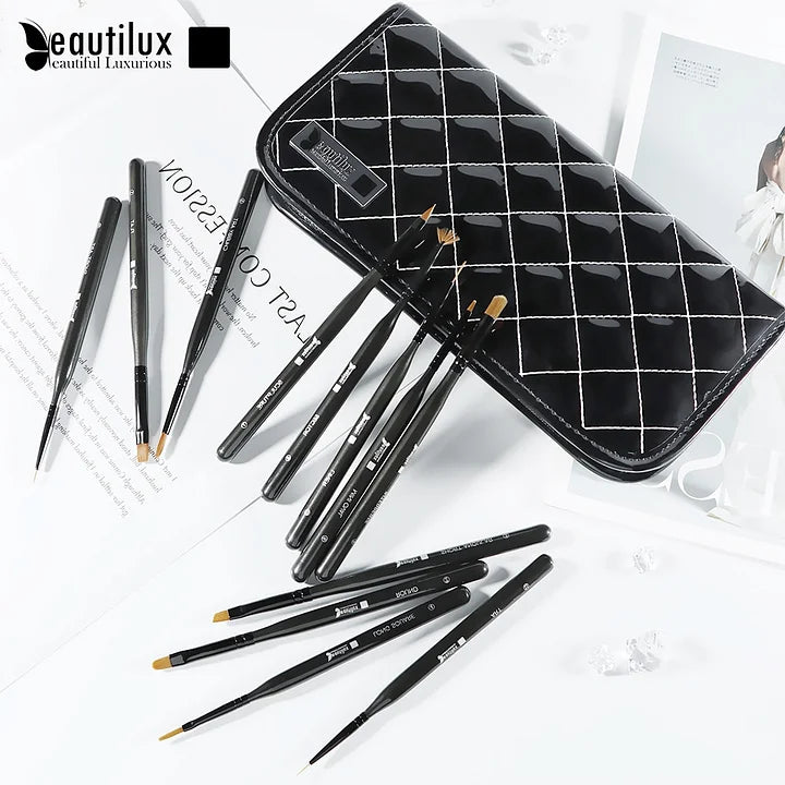 Pinceaux Nail Art Professionnels Beautilux