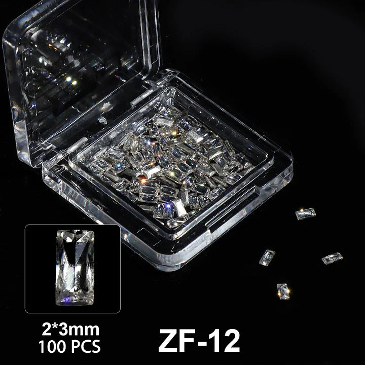 💎 Beautilux bijoux pour ongles – Mini Cubic Zirconia ZF