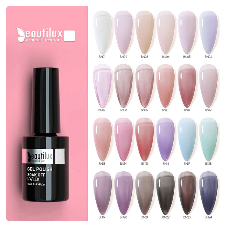 semi-sheer Nail Gel Polish 10ml BN-01_24