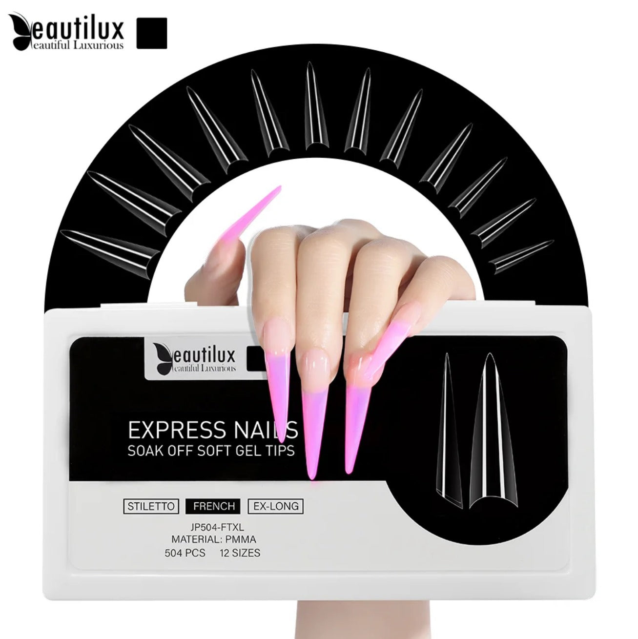 Express Nail Capsules d'extension au gel Beautilux