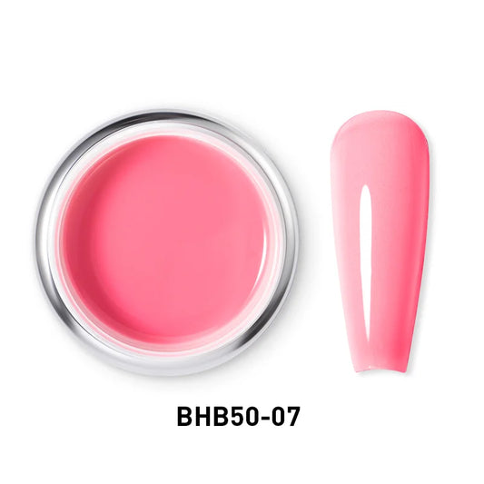 Beautilux Himbeerrosa Selbstausgleichendes Aufbaugel BHB50-07 – Für Gourmet- und elegante Maniküre 🍓