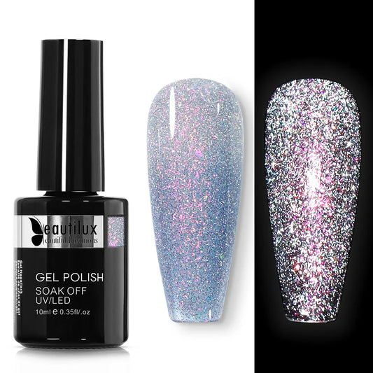 BEAUTIULX GEL POLISH-REFLECTIVE DIAMOND SZ-13