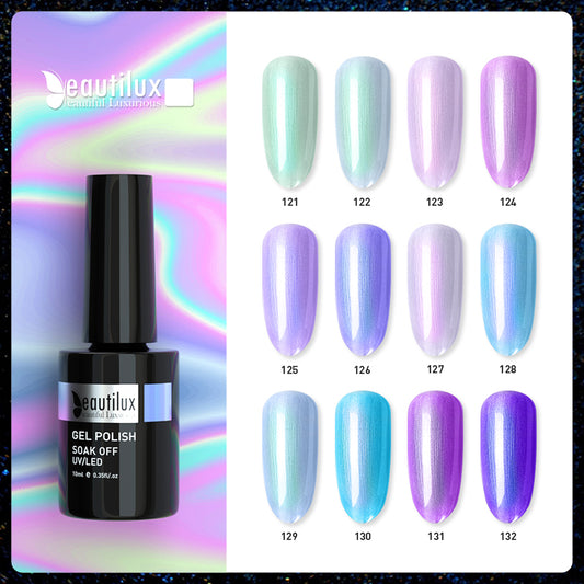 Vernis Semi-Permanent Pailleté Beautilux de B-121 à B-168