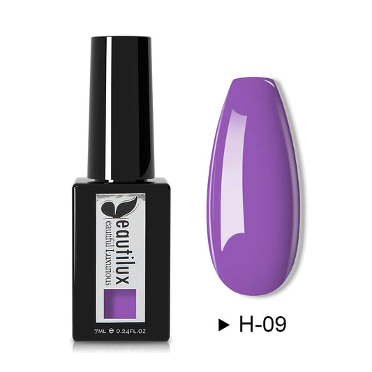 BEAUTILUX HEMA FREE GEL POLISH H-09  "Violette Printanière"