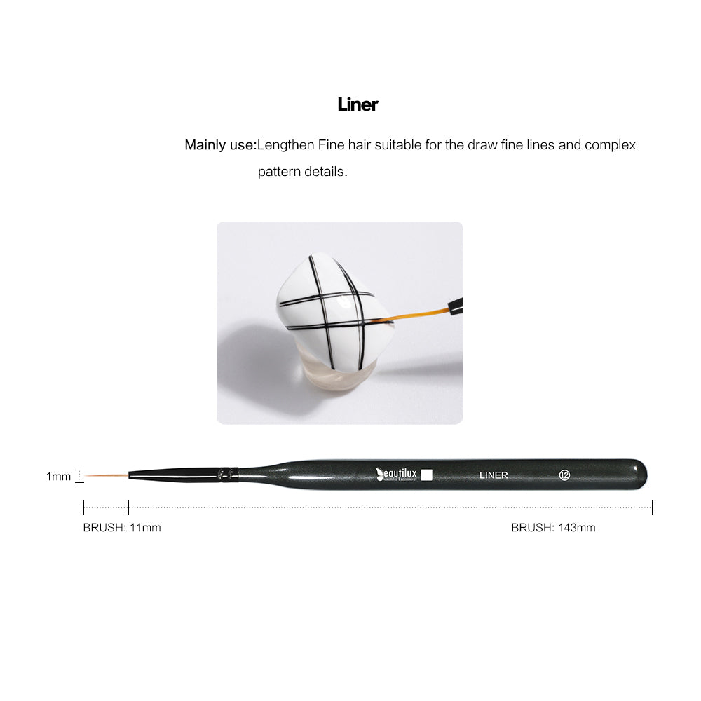 Beautilux Professional Nail Art Brushes