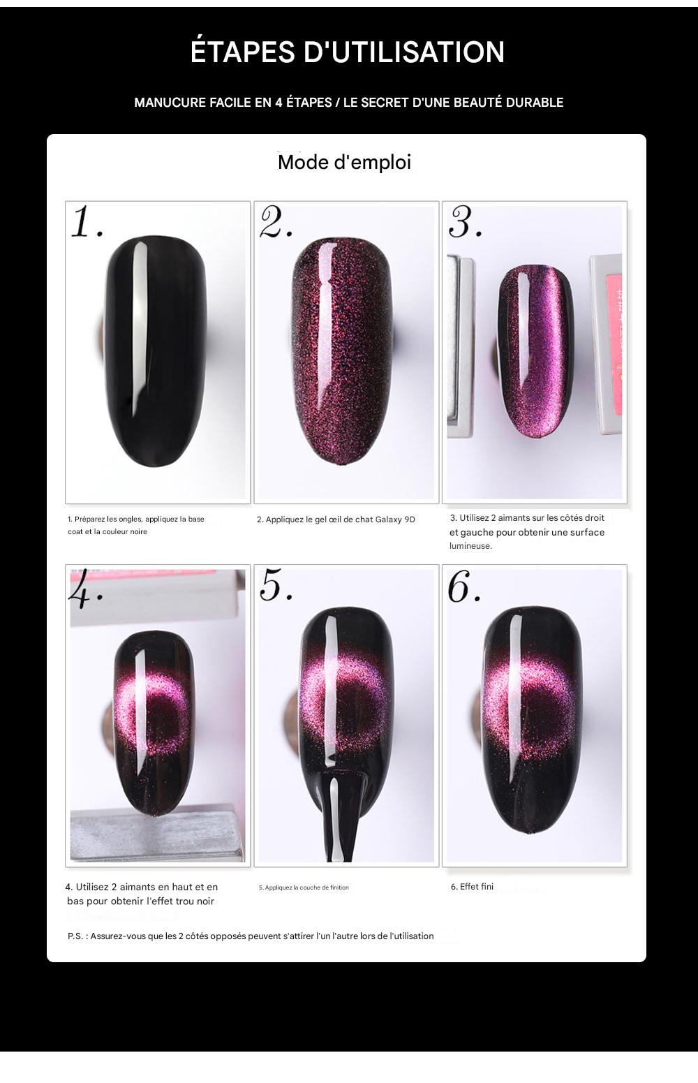 Vernis Gel Œil de Chat Beautilux – 10ml