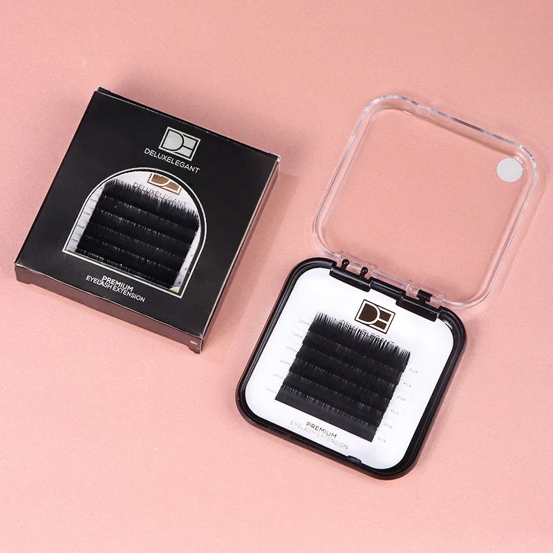 Extensions de Cils Individuelles DE® – 6 Rangées – Épaisseur 0,10 mm