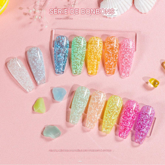 Vernis Gel Semi-Permanent Beautilux – Série Flocon de Neige (10ml)