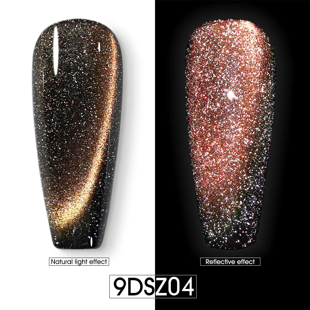 BEAUTIULX GEL POLISH-9D REFLECTIVE CAT EYE 9DSZ-04