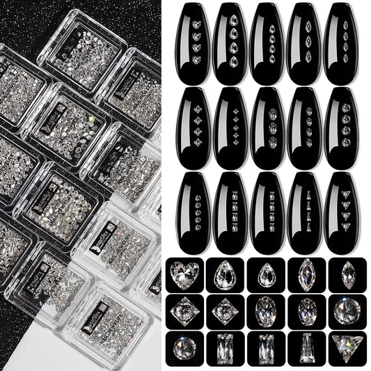 💎 Beautilux bijoux pour ongles – Mini Cubic Zirconia ZF